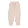 Nike Women's Fleece Tracksuit Pants W Sportswear Club Fleece Mid-rise Oversized Pant Sanddrift/white In Pink