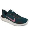 Nike Women's Flex Experience Run 12 Road Running Sneakers From Finish Line In Navy,plum Dust