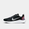 Nike Women's Flex Experience Run 12 Running Shoes (extra Wide Width 2e) In Black/metallic Silver/daybreak/bright Crimson