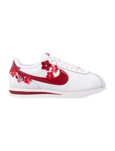 Nike Women's Florette Floral Appliqué Lace-up Mini-cut Sneakers With Foam Midsole In Multi