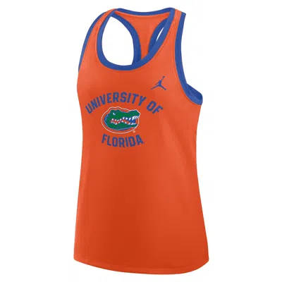 Nike Women's Florida Uni Name Jordan Brand College Racerback Tank Top In Multi