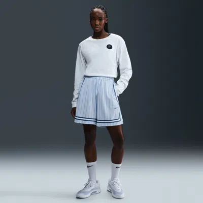 Nike Women's Fly Crossover Basketball Shorts In Blue