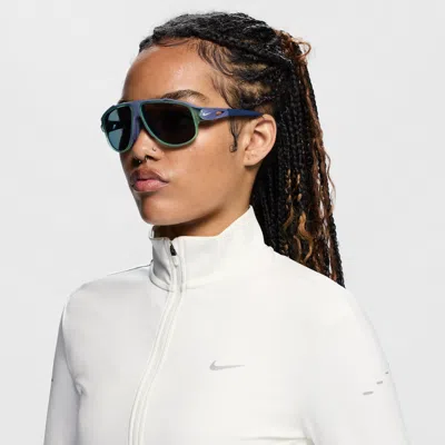 Nike Women's Flyfree Infinity Mirrored Sunglasses In Black