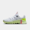 Nike Women's Free Metcon 5 Workout Shoes In White/barely Volt/pink Foam/bright Crimson