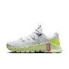 Nike Women's Free Metcon 5 Workout Shoes In White/barely Volt/pink Foam/bright Crimson