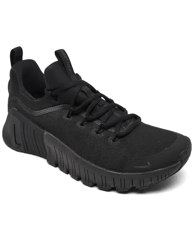 Nike Free Metcon 6 Mesh Sneakers In Black