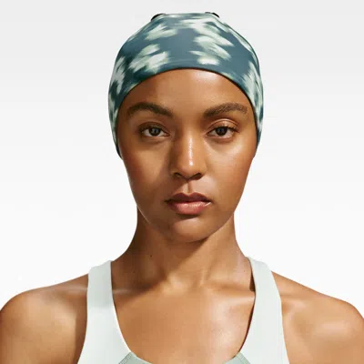 Nike Women's Fury Elevate Dri-fit Wide Headband In Blue