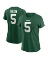 Nike Women's Garrett Wilson Legacy Green New York Jets Name Number T-shirt In Green