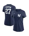 Nike Women's Giancarlo Stanton Navy New York Yankees Fuse Name Number T-shirt