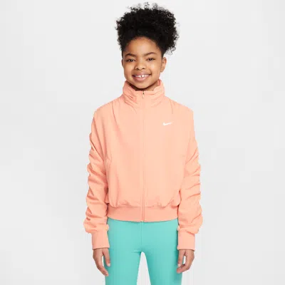 Nike Kids' Women's Girls' Dri-fit Lightweight Jacket In Orange