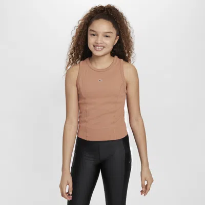Nike Kids' Women's Girls' Dri-fit Tank Top In Brown