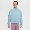 Nike Kids' Women's Girls' Dri-fit Training Jacket In Blue