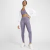 Nike Women's Go Firm-support High-waisted Full-length Leggings With Pockets In Purple