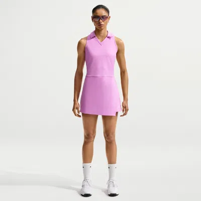 Nike Women's Golf Club Unlined Dri-fit Golf Dress In Purple