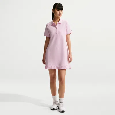 Nike Women's Golf Polo Dress In Pink