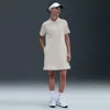 Nike Dri-fit Polo Golf Dress In White
