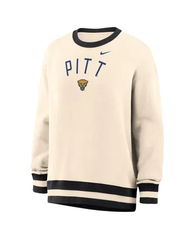 Nike Women's Graphic Crewneck Oversized Sweatshirt In Neutral