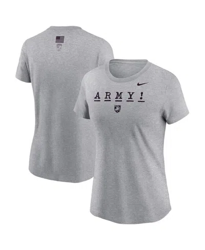 Nike Women's Gray Army Black Knights 2024 Rivalry Collection Army T-shirt