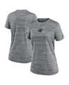 Nike Women's Heather Gray New England Patriots Offensive Line Velocity Performance T-shirt In Gray