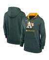Nike Women's Green Athletics Authentic Collection Performance Pullover Hoodie In Green
