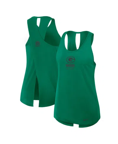 Nike Women's Green Bay Packers Glory Crisscross Performance Tank Top