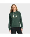 Nike Green Green Bay Packers Sideline Standard Issue Initial Home Dri-fit Hoodie In Green