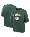 Nike Green Bay Packers Essential Script Boxy  Women's Nfl T-shirt In Multi