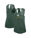 Nike Women's Green Green Bay Packers Plus Size Performance Tank Top In Green
