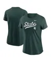 Nike Green Michigan State Spartans Local Script T-shirt In Green