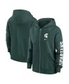 Nike Women's Green Michigan State Spartans Oversize Lockup Phoenix Full-zip Hoodie Jacket In Green