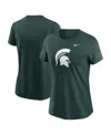 Nike Green Michigan State Spartans Primetime Logo T-shirt In Green