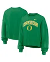 Nike Green Oregon Ducks Oversized Phoenix Arch Pullover Sweatshirt In Green