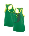 Nike Green Oregon Ducks Primetime Racerback Tri-blend Tank Top In Green