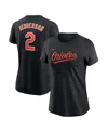 Nike Women's Gunnar Henderson Black Baltimore Orioles Fuse Name Number T-shirt In Black