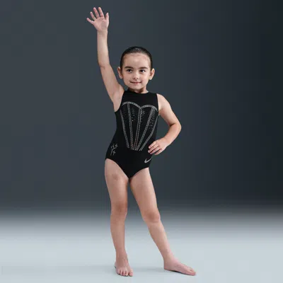 Nike Kids' Women's Gymnastics Skye Blakely 2025 U.s. Championships Midnight Replica Leotard In Black