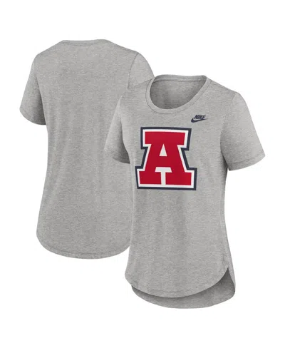 Nike Women's Heather Gray Arizona Wildcats Legacy Tri-blend T-shirt