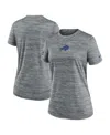 Nike Women's Heather Gray Buffalo Bills Offensive Line Velocity Performance T-shirt