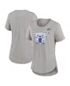 Nike Women's Heather Gray Kentucky Wildcats Legacy Tri-blend T-shirt In Heather Gray