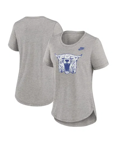 Nike Women's Heather Gray Kentucky Wildcats Legacy Tri-blend T-shirt