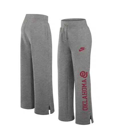 Nike Women's Heather Gray Oklahoma Sooners Legacy One Line Phoenix Fleece Sweatpants