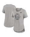 Nike Heather Gray Penn State Nittany Lions Legacy Tri-blend T-shirt In Heather Gray