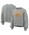 Nike Women's Heather Gray Tennessee Volunteers Oversized Phoenix Arch Pullover Sweatshirt In Gray
