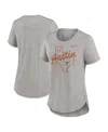 Nike Heather Gray Texas Longhorns Local Campus Location Mantra Tri-blend T-shirt In Gray