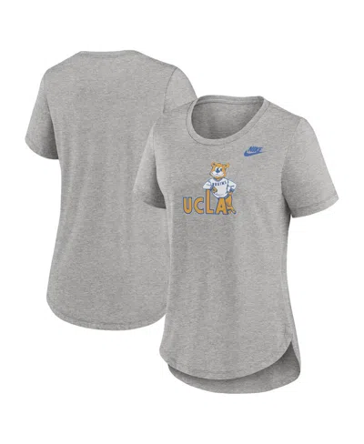 Nike Women's Heather Gray Ucla Bruins Legacy Tri-blend T-shirt