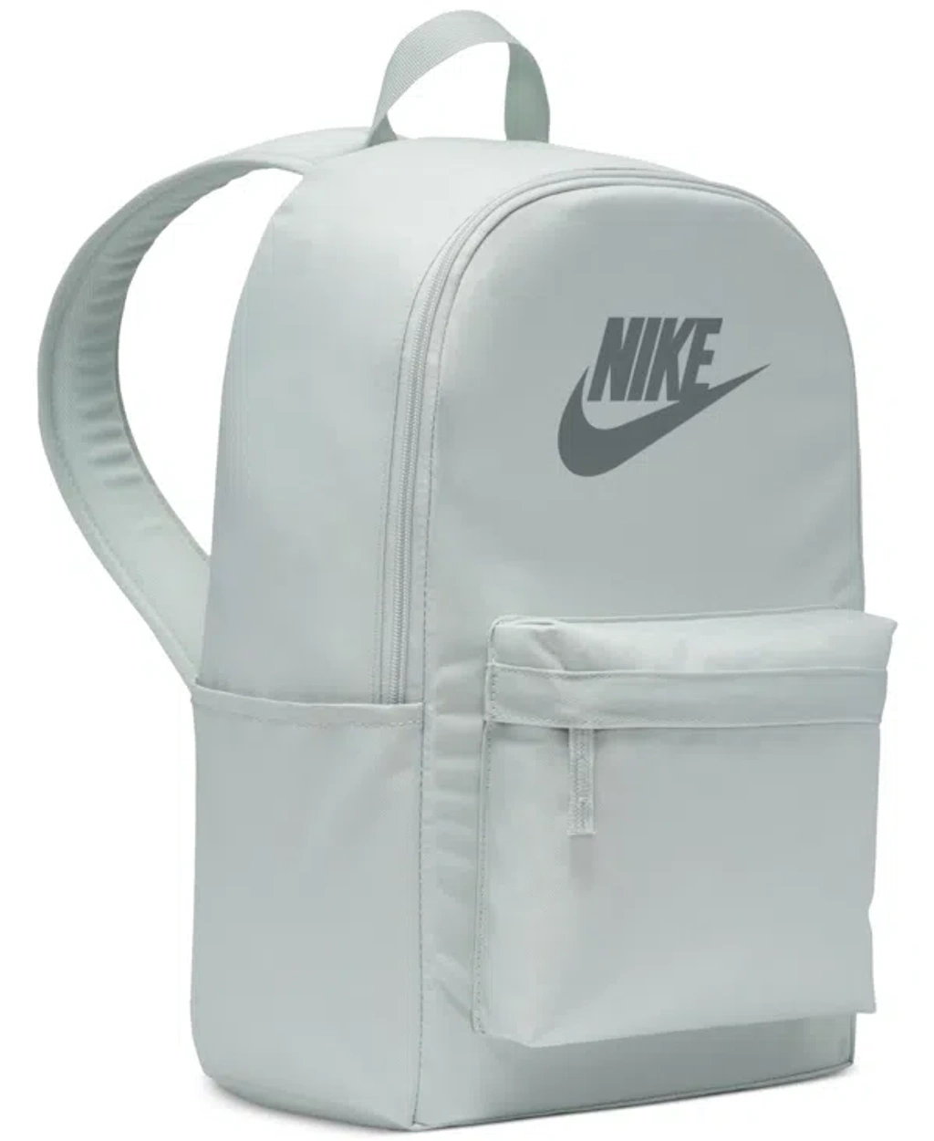 nike backpack silver SB - Eugene Made from Sustainable Materials This product is made with around 65% recycled polyester materials Product Features Spacious main compartment Separate laptop sleeve holds up to 15 laptop External side and front zippered pockets Detachable mini bag holds small items Padded back panel Adjustable shoulder straps 13W x 19H x 8D 25L capacity 65% nylon Nike Heritage Winter Eugene Backpack