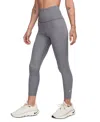 Nike Women's Therma-fit One High-waisted 7/8 Leggings In Smkgry,whi