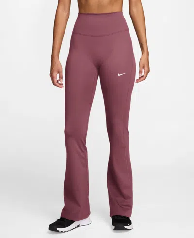 Nike Women's High-waisted Flared Leggings In Metallic