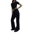 Nike Women's Windrunner High-waisted Woven Open-hem Pants In Black