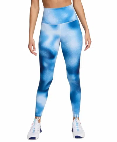 Nike Women's High-waist Full-length Leggings In Court Blue In Multi