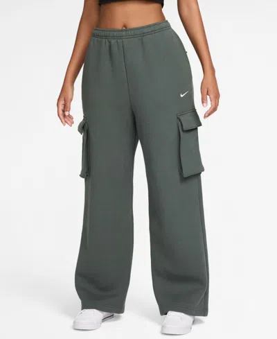 Nike Women's High-waisted Oversized Cargo Pants In Green